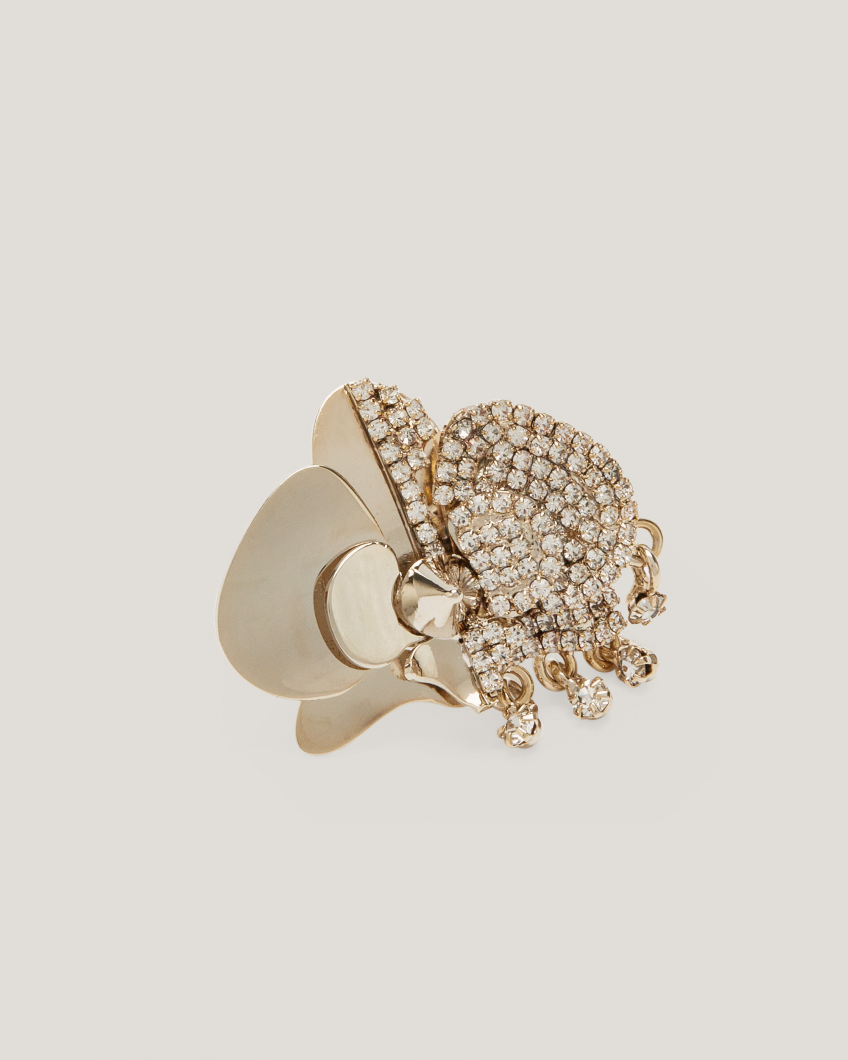 Small Moonlight Orchid ring